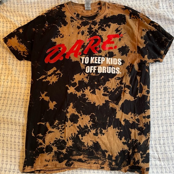 DARE Acid Wash T-Shirt - Picture 1 of 3